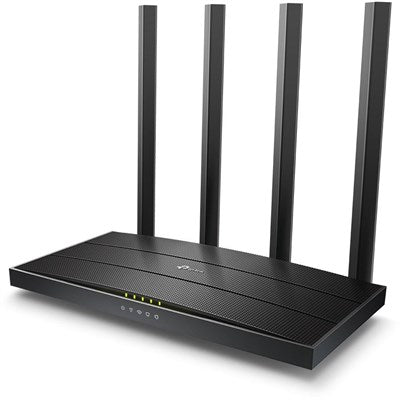 TP-Link Archer C6 AC1200 Wireless MU-MIMO Gigabit Router – Dual-Band Wi-Fi, High-Speed Performance, Four Gigabit Ports, Ideal for Home and Small Office Networking, Internet Routers