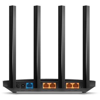 TP-Link Archer C6 AC1200 Wireless MU-MIMO Gigabit Router – Dual-Band Wi-Fi, High-Speed Performance, Four Gigabit Ports, Ideal for Home and Small Office Networking, Internet Routers