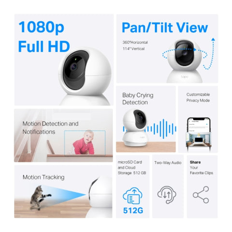 TP-Link Wi-Fi Camera Tapo C200C