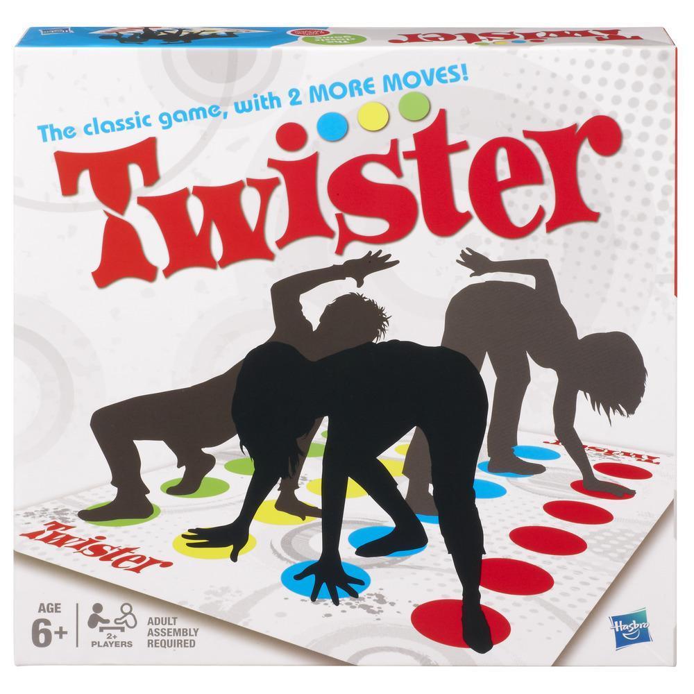 Twister Board Game – Classic Interactive Game with Colorful Mat and Spinner, Ideal for Family Fun and Physical Activity