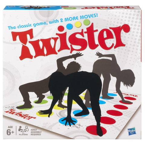 Twister Board Game – Classic Interactive Game with Colorful Mat and Spinner, Ideal for Family Fun and Physical Activity