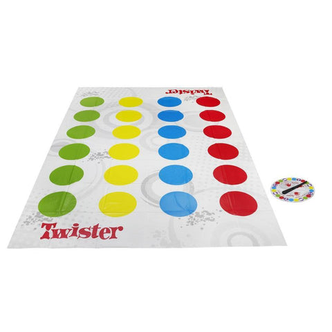 Twister Board Game – Classic Interactive Game with Colorful Mat and Spinner, Ideal for Family Fun and Physical Activity