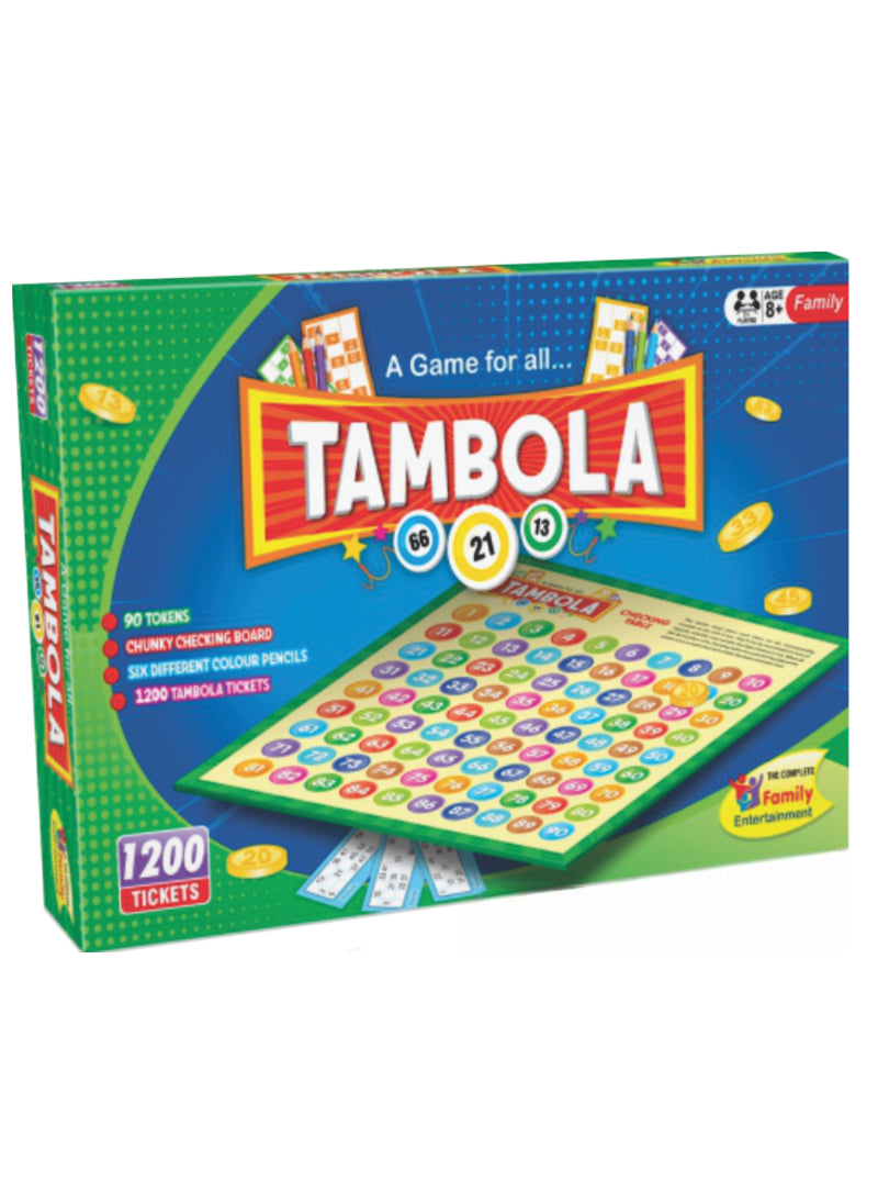 Tambola Board Game. Classic Number Calling Game, Fun for Large Groups | Perfect for Family Gatherings & Parties