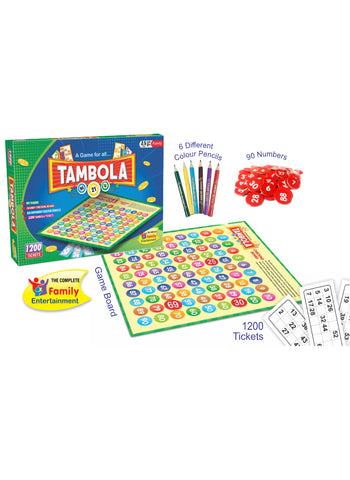 Tambola Board Game. Classic Number Calling Game, Fun for Large Groups | Perfect for Family Gatherings & Parties