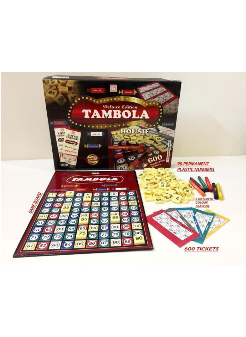 Tambola Board Game Deluxe Edition – Housie Board Game for Family Fun & Entertainment