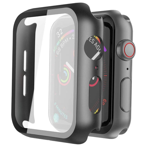 Tempered Glass Screen Protector & Cover – Ultra-Durable, Scratch-Resistant, Easy Application | Designed for Apple Watch Series 4, 5, and 6