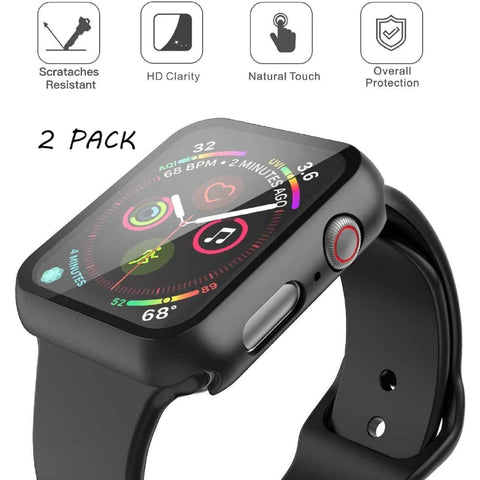 Tempered Glass Screen Protector & Cover – Ultra-Durable, Scratch-Resistant, Easy Application | Designed for Apple Watch Series 4, 5, and 6