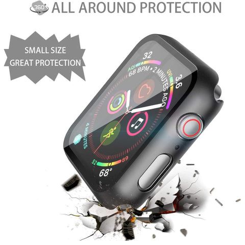 Tempered Glass Screen Protector & Cover – Ultra-Durable, Scratch-Resistant, Easy Application | Designed for Apple Watch Series 4, 5, and 6