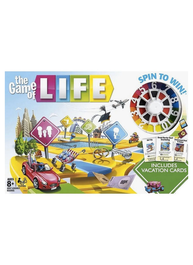 The Game Of Life Board Game. Interactive Life Simulating Game, Fun for All Ages | Great for Family Game Nights