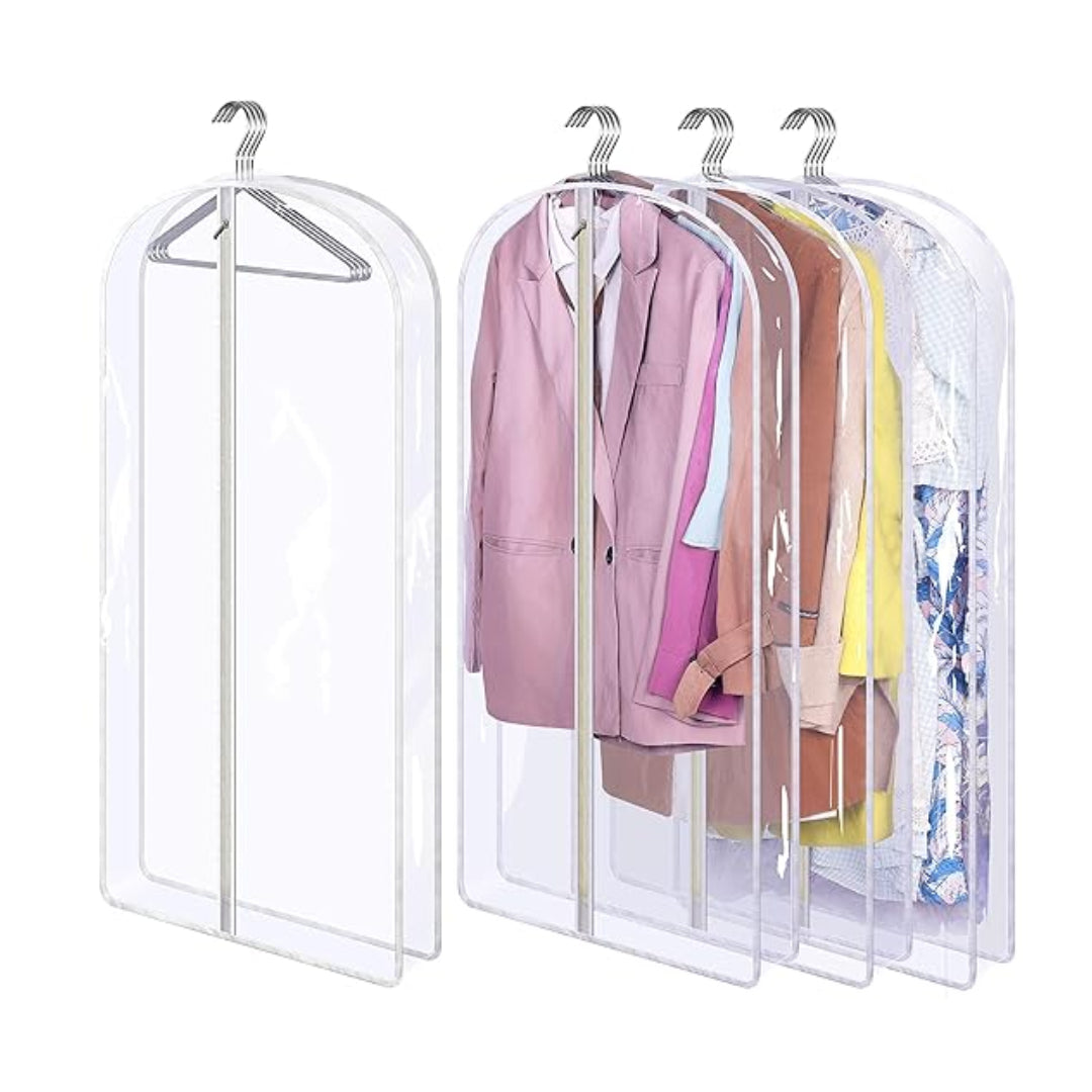 Transparent Garment Jacket – Clear Storage Solution for Protecting and Organizing Clothes