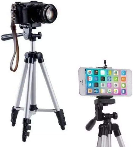 Tripod Stand 3110 – Perfect for Mobile Phones and Cameras with Mobile Phone Holder 3.5 Feet – Compact Size, Adjustable Height, Mobile Phone Holder – Tripod Stand | Great for Photography and Vlogging