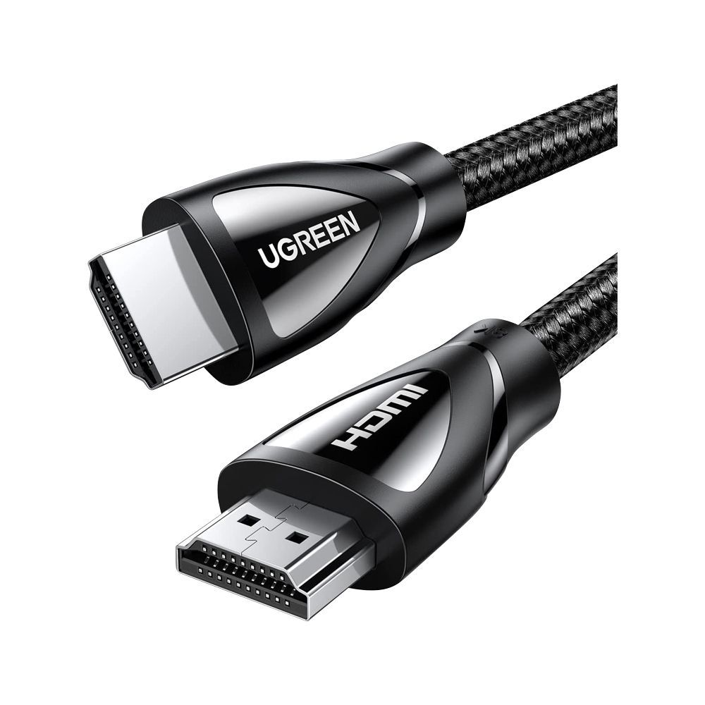 UGreen HDMI 8K Ultra High Speed Cable | Model: 80405 – 5m, Braided Design, 48Gbps Bandwidth, HDR, eARC Support – Ideal for High-Definition Video and Audio Transmission