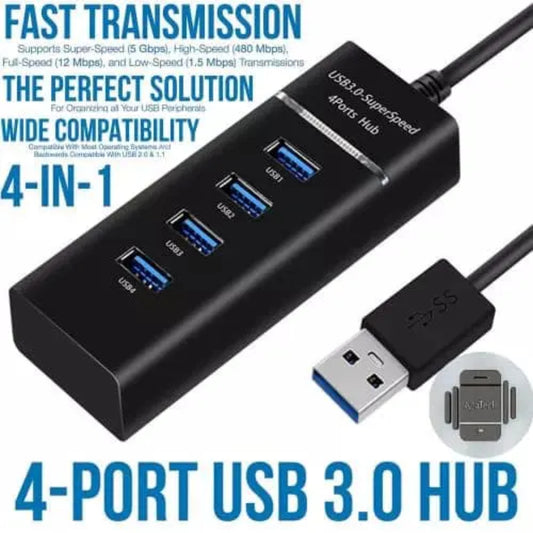 USB 3.0 Hub 4 Ports Hub Spliter
