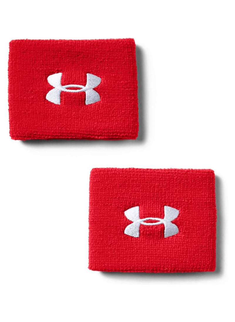 Under Armour Wristband - Red – Premium Quality, Sweat-Wicking, Comfortable Fit | Great for Active Wear