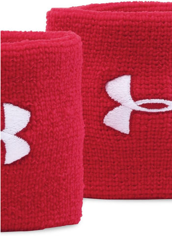 Under Armour Wristband - Red – Premium Quality, Sweat-Wicking, Comfortable Fit | Great for Active Wear