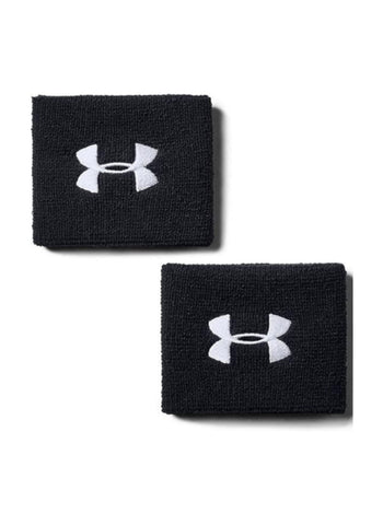 Under Armour Wristband – Black, Sweat-Wicking, Stretchable Fit – Sports Accessory | Keeps You Dry & Comfortable