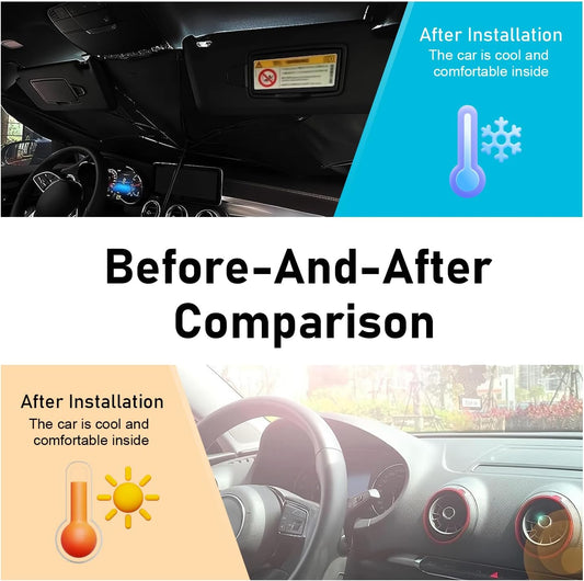 Universal Car Windshield Sun Shade Umbrella