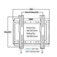Universal Fixed TV Wall Mount Bracket