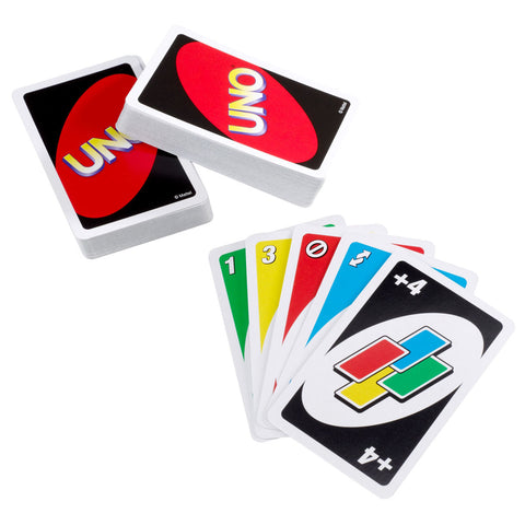 Uno Card Game, 2-10 Players – Classic Family Card Game with Colorful Action Cards