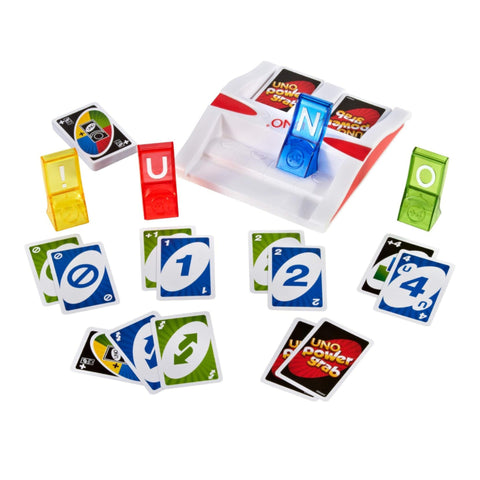 Mattel Games Uno Power Grab Game – Fast-Paced, Power Cards, Family Fun – Card Game | Exciting Twists