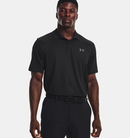 Under Armour Imported Men's Polo Replica – Black – Stylish, Breathable, Comfortable – Casual Wear | Ideal for Everyday Wear and Sports Activities