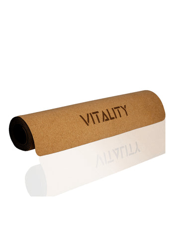 Vitality Cork Yoga Mat – Eco-Friendly, Non-Slip, Cushioned Support – Yoga & Fitness | Sustainable, High-Quality Material