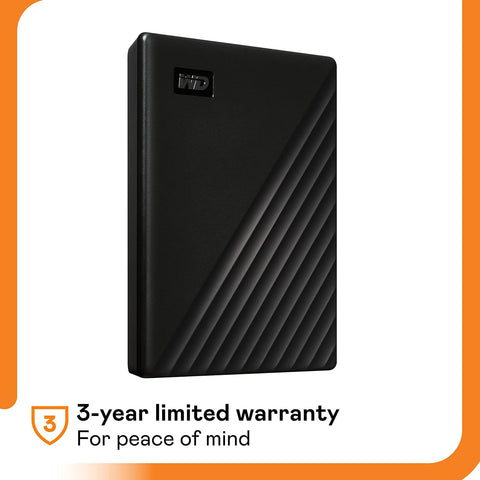 WD My Passport 1TB External  USB 3.0 Portable Hard Drive– Black – 1TB Portable External Hard Drive – Data Storage | Electronics