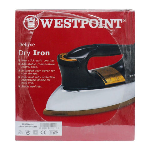 Westpoint WF-90 Iron – Non-Stick Gold Coating, Adjustable Temperature Control, Overheat Safety Protection – Garment Care