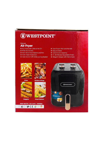 Westpoint Air Fryer WF-5255 – 1425 Watts, Compact Design, Efficient Cooking – Kitchen Essential | Healthy Frying Made Simple