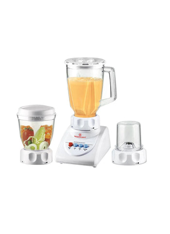 Westpoint Blender and Grinder 3-in-1 WF-738 – 800 Watts, Heavy-Duty, High Efficiency – Ultimate Kitchen Tool | Versatile and Powerful