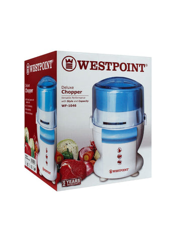 Westpoint Chopper WF-1046 – 500 Watts, High Power, Durable Build – Ideal for Versatile Chopping | Efficient and User-Friendly