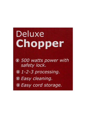 Westpoint Chopper WF-1046 – 500 Watts, High Power, Durable Build – Ideal for Versatile Chopping | Efficient and User-Friendly