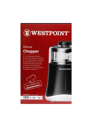 Westpoint Chopper WF-1050 – 600 Watts, Compact, Efficient Design – Perfect for Daily Chopping | Reliable and Simple