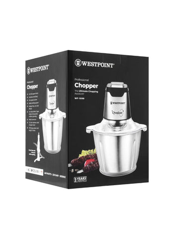 Westpoint Chopper WF-1098 – 400 Watts, Compact and Lightweight, Easy to Use – Kitchen Essential | Perfect for Quick Chopping