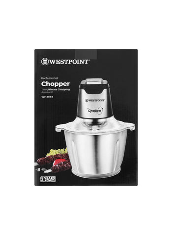 Westpoint Chopper WF-1098 – 400 Watts, Compact and Lightweight, Easy to Use – Kitchen Essential | Perfect for Quick Chopping