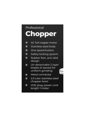 Westpoint Chopper WF-1098 – 400 Watts, Compact and Lightweight, Easy to Use – Kitchen Essential | Perfect for Quick Chopping