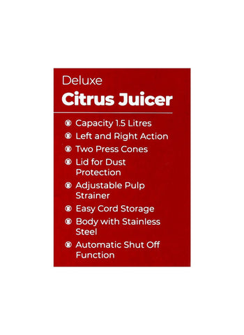 Westpoint Citrus Juicer WF-550 – 40 Watts, High Performance, Ergonomic Build – Kitchen Essential | Quick and Effortless Juicing