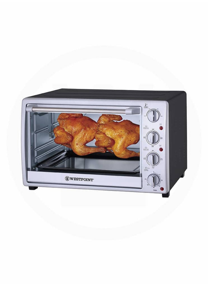 Westpoint Convection Rotisserie Oven with Kebab Grill WF-4800RKC – 2200 Watts | High-Power Convection Oven for Rotisserie & Kebab Cooking