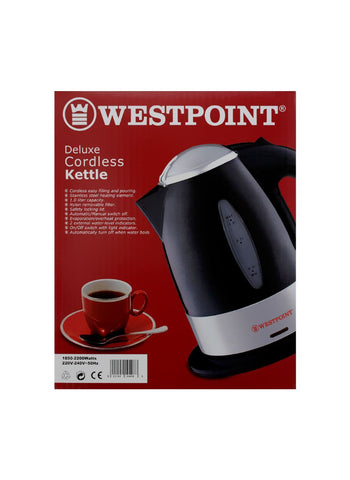 Westpoint Cordless Kettle WF-408 – 1850 Watts, High Performance, Easy Handling – Perfect for Everyday Use | Quick and Safe Boiling