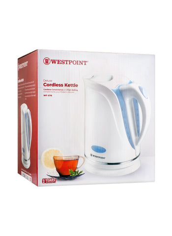 Westpoint Cordless Kettle WF-578 – 1850 Watts, Fast and Efficient, User-Friendly – Kitchen Essential | Safe and Convenient Boiling