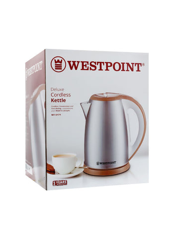 Westpoint Cordless Kettle WF-6171 – 1850-2200 Watts, High Power, Elegant Design – Kitchen Essential | Quick and Safe Heating