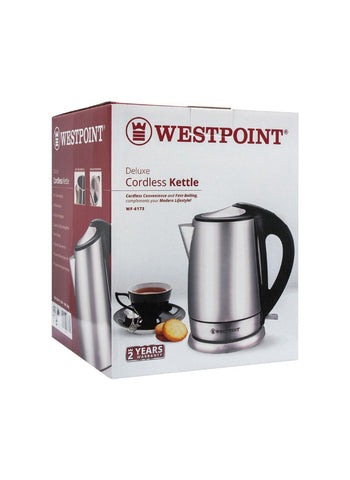 Westpoint Cordless Kettle WF-6173 – 1820-2200 Watts, Quick Boiling, Compact Design – Ideal for Everyday Use | Reliable and Efficient