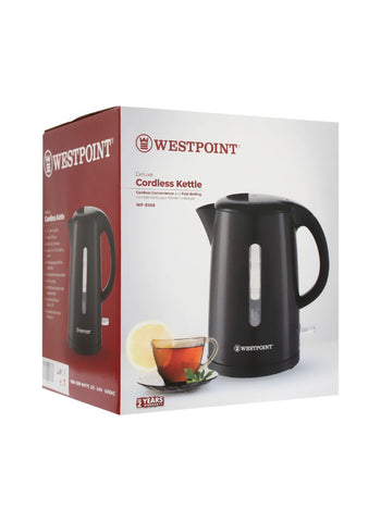 Westpoint Cordless Kettle WF-8266 – 1850-2200 Watts, Efficient Heating, Modern Style – Ideal for Quick Boiling | Safe and User-Friendly