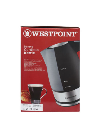 Westpoint Cordless Kettle WF-8267 – 1850-2200 Watts, High Performance, Compact Design – Perfect for Fast Boiling | Easy to Use