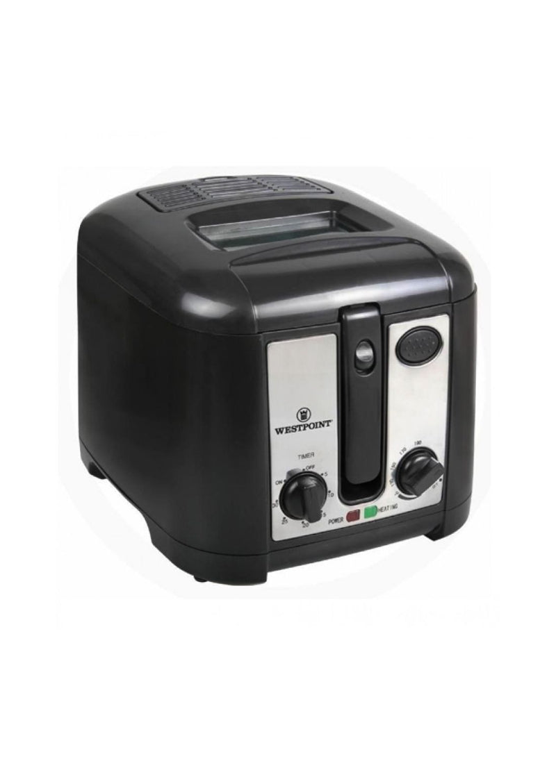 Westpoint Deep Fryer WF-5237 – 1800 Watts, Compact Design, Energy Efficient – Ideal for Small Batches | Easy to Use