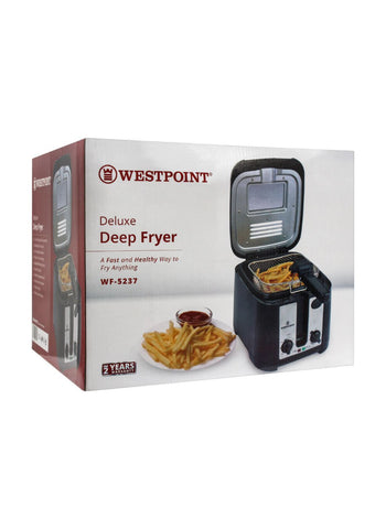 Westpoint Deep Fryer WF-5237 – 1800 Watts, Compact Design, Energy Efficient – Ideal for Small Batches | Easy to Use