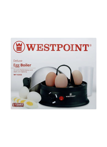 Westpoint Egg Boiler WF-5252 – 350 Watts, High Capacity, Quick Boiling – Kitchen Must-Have | Perfect for Soft and Hard Boiled Eggs