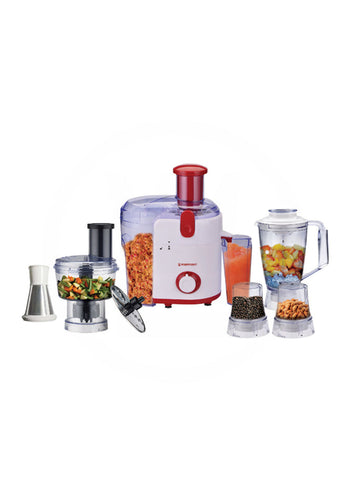 Westpoint Food Processor WF-1851 – 600 Watts, Sleek Design, High Power – Perfect for Smooth and Even Food Processing | User-Friendly