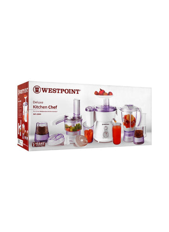 Westpoint Food Processor WF-2805 – 450 Watts, Durable Build, Efficient Performance – Kitchen Essential | Easy and Reliable Food Prep