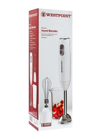 Westpoint Hand Blender 2-in-1 WF-9215 – 400 Watts | Multi-Functional Blender for Blending & Chopping